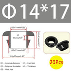 Qrity 20 PCS Rubber Grommets Cable Railing, Car Grommet, Cable Railing - Image 2