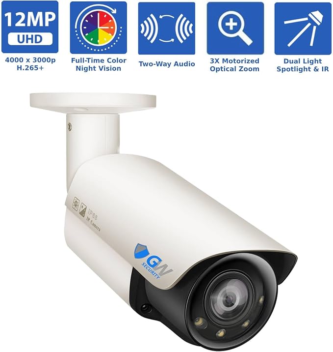 GW Security 64 Channel UltraHD 12MP 6K @ 30FPS Realtime 3X Motorized Zoom PoE - Image 2