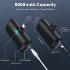 Samll Portable Charger for iPhone 16/15 Series, 5000mAh 3A PD USB C Power Bank - Image 7