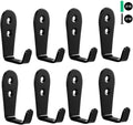 Flyisland Wall Hooks 8 Pcs, Coat Hooks Garage Hook Wall Mounted Hat Hangger by Flyisland