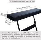 Piano Dust Cover 61-88 Keys Weighted Keyboard Small Keyboard Piano Covers - Image 6