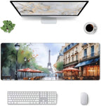 Gaming Mouse Pad, Large Non-Slip Rubber Base Mousepad, Keyboard Mouse Mat - Image 3