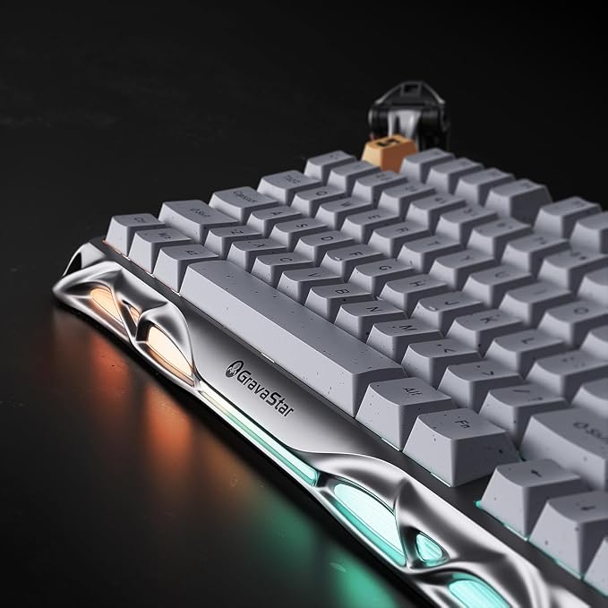 GravaStar Mercury K1 Pro Wireless Gaming Keyboard, Aluminum Alloy, 75% Layout - Image 3