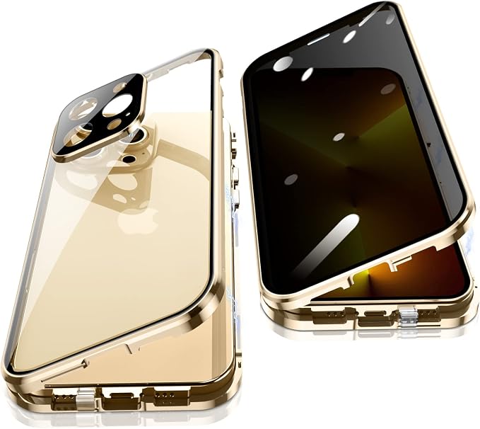Jonwelsy Anti Peeping Case for iPhone 13 Pro Max, 360 Degree Protection Cover by Jonwelsy