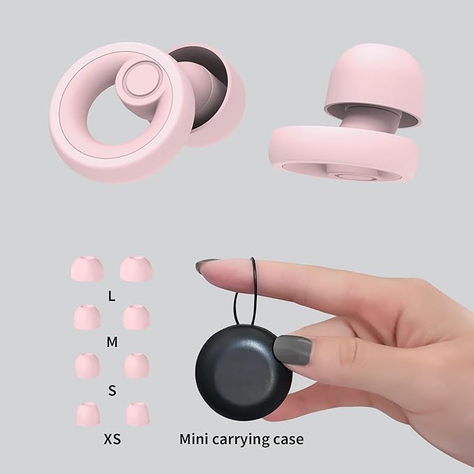 Ear Plugs for Noise Cancelling Ear Protection EarPlugs for Sleep, 8 Size Eartips - Image 5