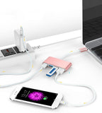 LENTION 4-in-1 USB-C Hub with Type C, USB 3.0, USB 2.0 - Image 3