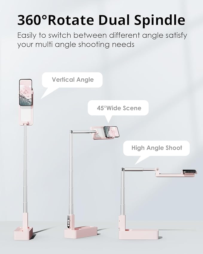 Phone Stand for Recording, Overhead Phone Mount - Image 4