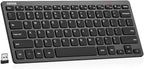 Arteck 2.4G Wireless Keyboard Ultra Slim and Compact Keyboard by ARTECK