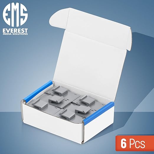Everest Cat6 RJ45 Keystone Coupler in Gray - Image 2