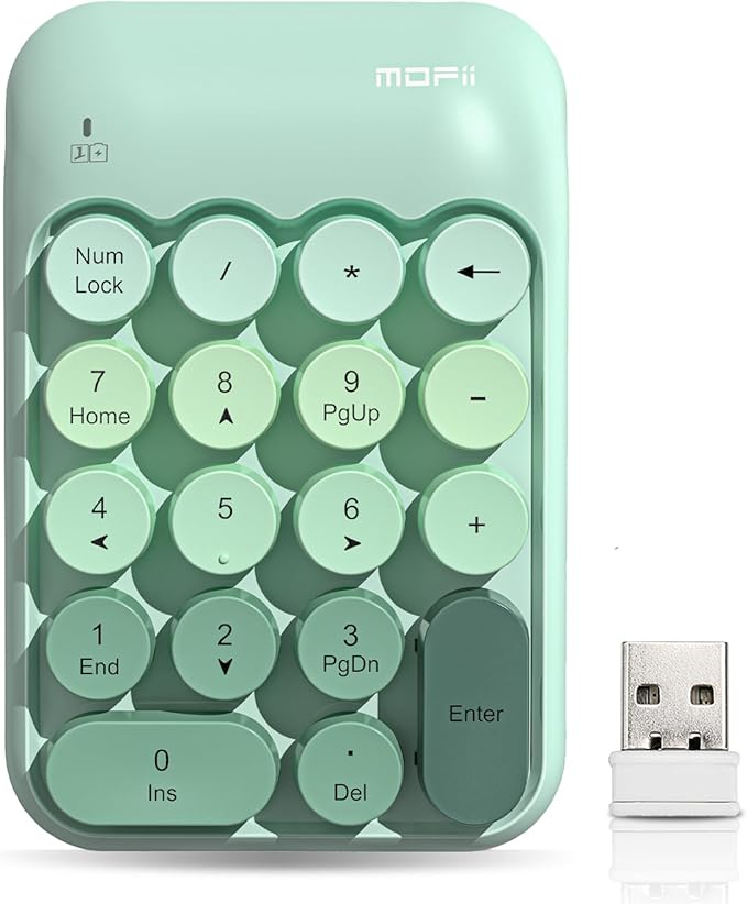 Lomiluskr Cute Wireless Number Keypad by Lomiluskr-Colorfulcomputeraccessories