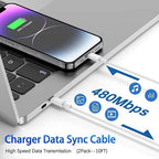 2Pack iPhone 16 15 Chargers, Dual Port Fast Wall Chargers Block - Image 6