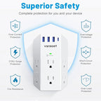 Outlet Extender, Vansoet 6 Outlet Splitter - Image 2