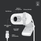 Logitech Brio 100 Full HD 1080p Webcam - Image 6