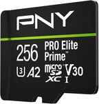 PNY 256GB PRO Elite Prime™ C10 U3 V30 A2 microSDXC Flash Memory Card – - Image 2