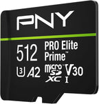 PNY 512GB PRO Elite Prime™ C10 U3 V30 A2 microSDXC Flash Memory Card – - Image 2