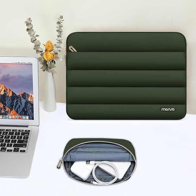 MOSISO 15-15.6 inch Laptop Case, 16 inch Puffy Laptop Sleeve Compatible - Image 5