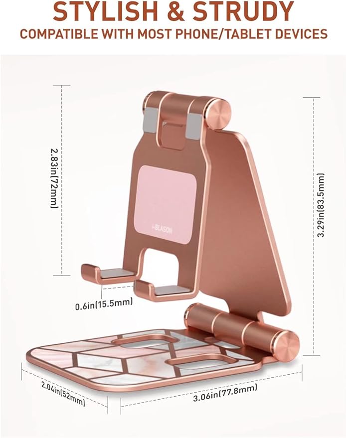i-Blason Cell Phone Stand for Desk, Cell Phone Holder, Fits All Smart Phones - Image 6