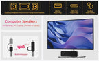 Computer Speakers for Desktop PC Laptop, USB Plug-in, External Speakers for - Image 2