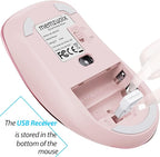 memzuoix 2.4G Wireless Mouse, 1400 DPI Mobile Optical Cordless Mouse - Image 6