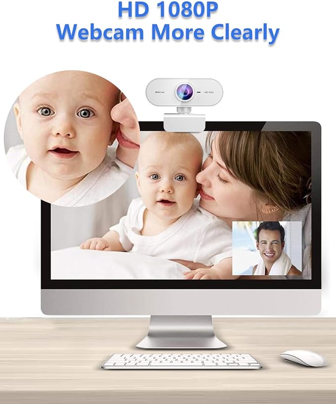 Webcam 1080P HD Webcam for PC, Web cam - Image 3