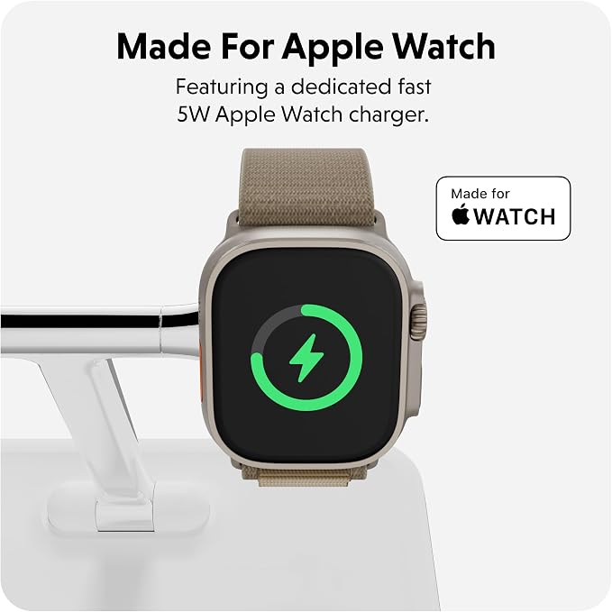 HyperJuice 4-in-1 Wireless Charger Qi2 Magnetic Stand — Fast Wireless Charger - Image 3