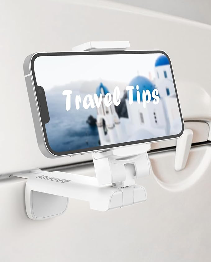 MiiKARE Airplane Phone Holder, Universal Handsfree Mount by MiiKARE