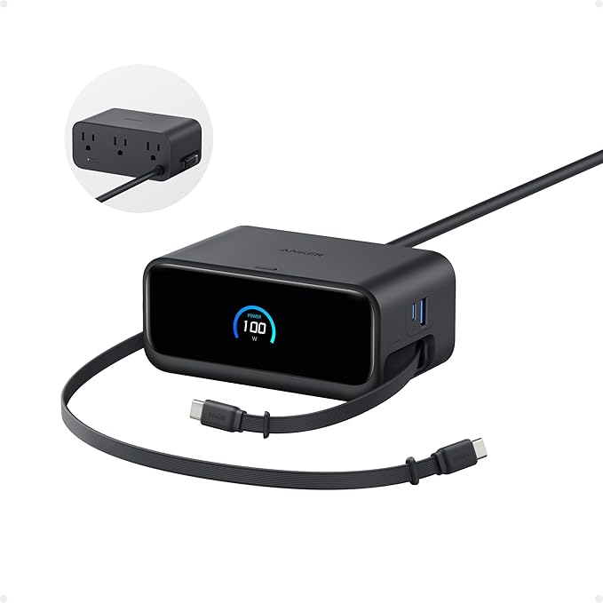 Anker Nano Charging Station, 7-in-1 USB-C Power Strip by Anker