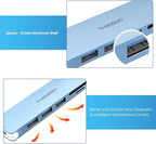 USB C Hub Multiport Adapter, 7 in 1 Portable Dongle - Image 6