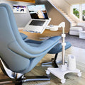 LEVO G2 Deluxe Adjustable Laptop Stand – Rolling Computer Desk & Ergonomic Table by LEVO