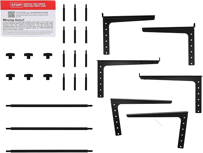 Rockville Rock2d2 Adjustable Dual Shelf DJ Controller Midi Keyboard Laptop Stand - Image 9
