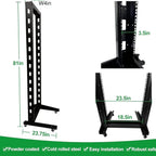 2 Post 42U Open Frame Server Rack 2-Post Server Rack Network Rack, - Image 2