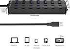 VEMONT 7-Port USB 3.0 Hub Suitable - Image 7