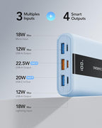 VRURC Power Bank, Small Portable Charger 20000mAh, 22.5W Fast Charging - Image 3