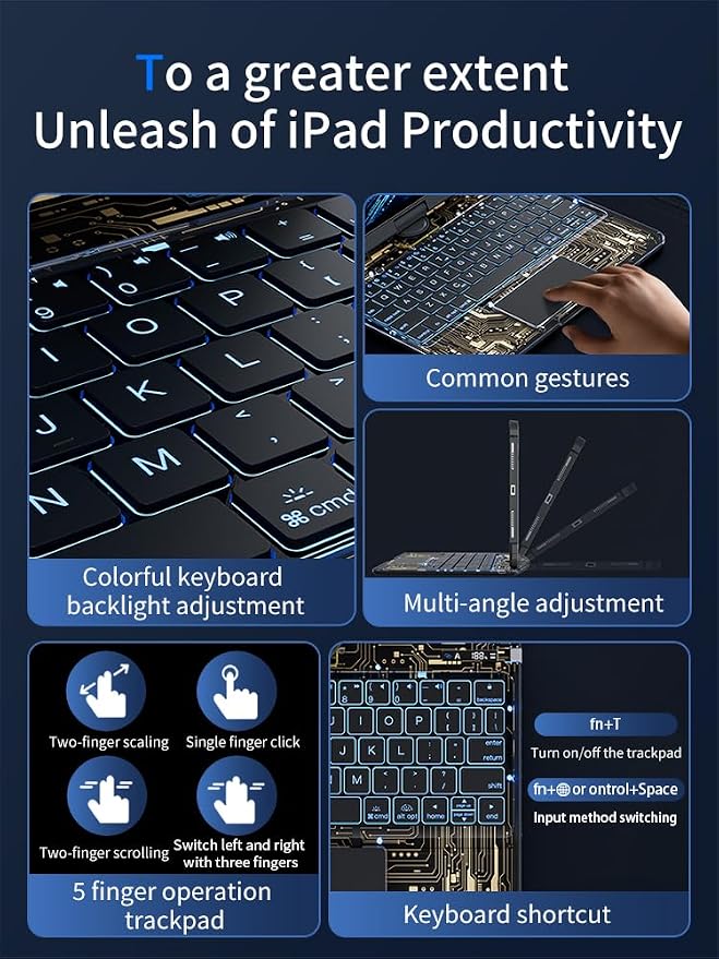 KARTICE Transparent 360 Keyboard Case - Image 6