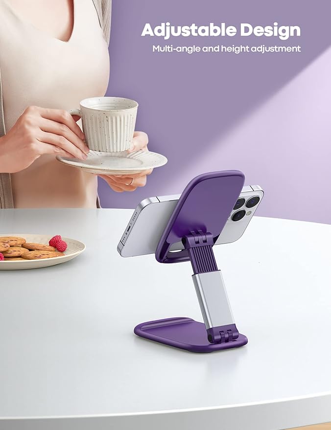 Lamicall Purple Phone Stand for Desk - Image 2