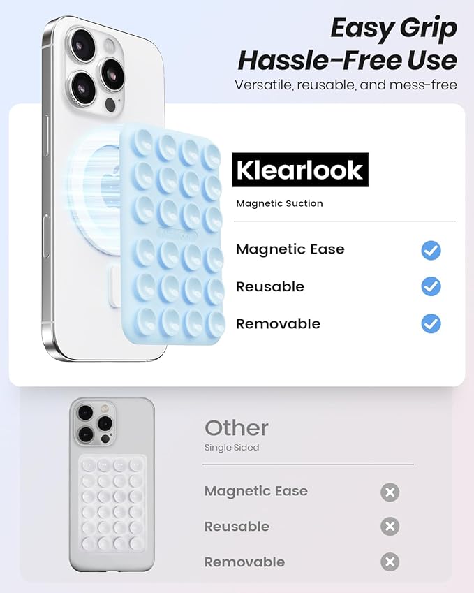 Klearlook 2Pack Magnetic Suction Phone Mount - Image 3