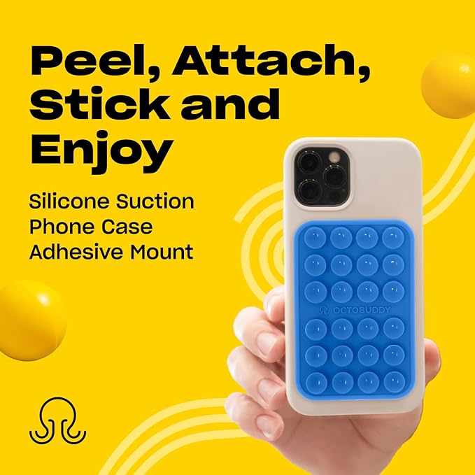 Classic MAX - Silicone Suction Phone Case Adhesive Mount - Hands-Free, Strong - Image 2