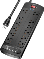 Power Strip Surge Protector by Alestor