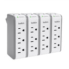Belkin Wall Mount Surge Protector -3 AC Multi Outlets&2 USB Ports -Flat by Belkin