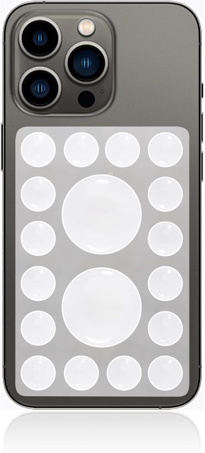 ZYCCER Double Sided Silicone Suction Phone Holder Mount, Compatible by ZYCCER