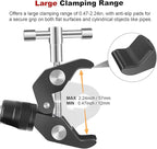 Super Clamp Camera Mount with 360° Mini Ball Head, Aluminum Desk Tube Crab Clamp - Image 4