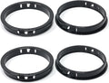 2-15/16" Black Snap-in Knockout Insulating Bushing Grommets, Plastic Cable Hole by EASYEAH