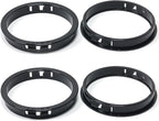 2-15/16" Black Snap-in Knockout Insulating Bushing Grommets, Plastic Cable Hole by EASYEAH