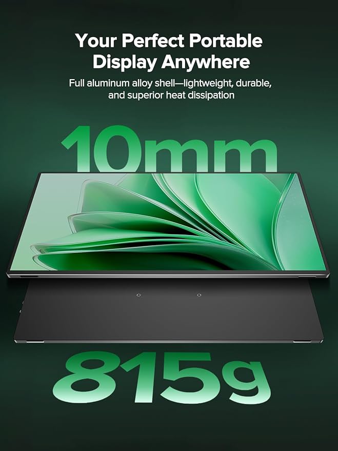 Newsoul 4K Portable Monitor, 3840 * 2400 UHD 16" Gaming Monitor 1200Nits 1500:1 - Image 7