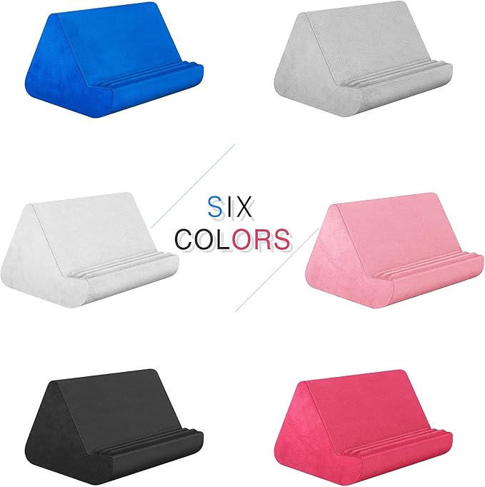 Soft Tablet Stand Pillow with Pocket, Adjustable 3 Viewing Angle, Lazy Holder - Image 7