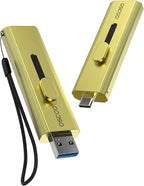 512GB USB SSD Flash Drive, USB 3.2 Gen2 Type-C & USB-A Dual Thumb Drive by OSCOO
