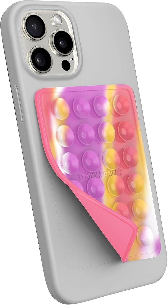 Suction Phone Case Mount, Sillicon Adhesive Phone Accessory by StickyGrippy