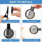 67MM Clip-on CPL Lens Filter for All Smartphones, Universal Phone Camera Clip - Image 6