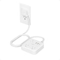 Extension Cord with Multiple Outlets 5 FT, TESSAN Small Flat Plug Power Strip by TESSAN