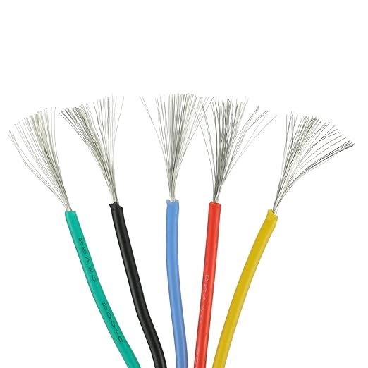 BOJACK 22 AWG Flexible Silicone Wire Electric Wire Hook up Wire Kit 300V Cables - Image 5
